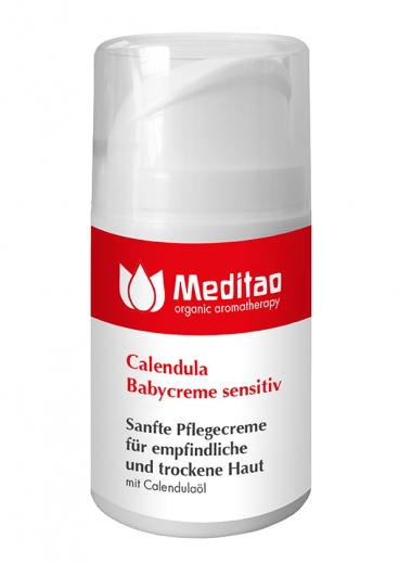 Meditao Łagodny nagietkowy krem dla niemowląt, 50 ml BIO/NaTrue/Vegan